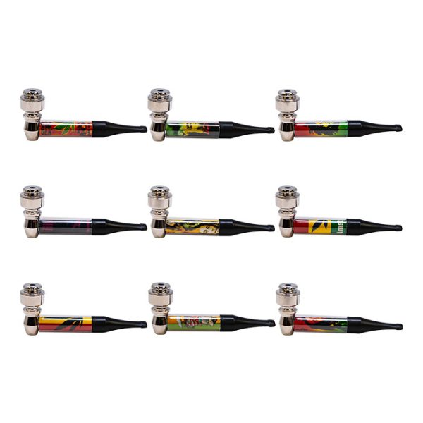 Assorted Rastafarian Musician 4 Inches Metal Pipe - Image 3