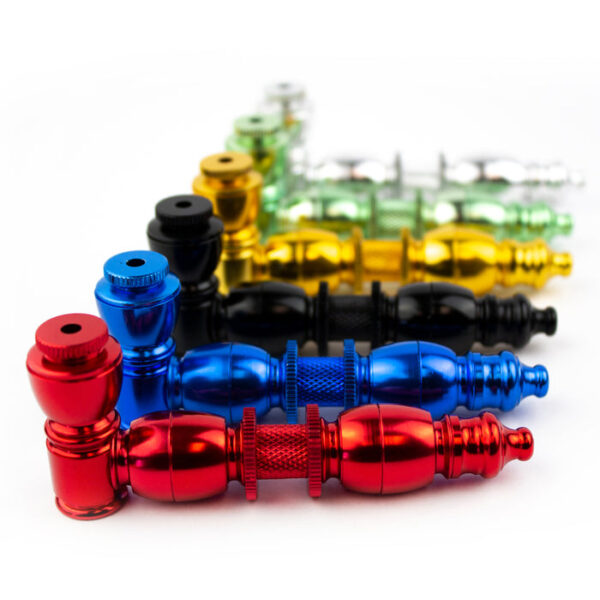 4" Solid Color Metal Hand Pipe - Image 5