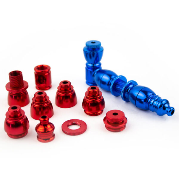 4" Solid Color Metal Hand Pipe - Image 2