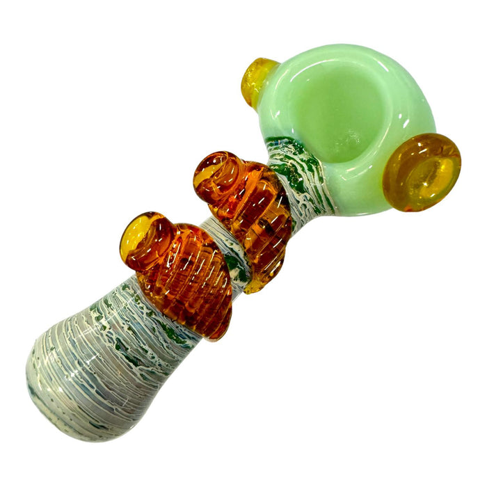 Hot Sale 5" Leaf Glass Hand Pipe