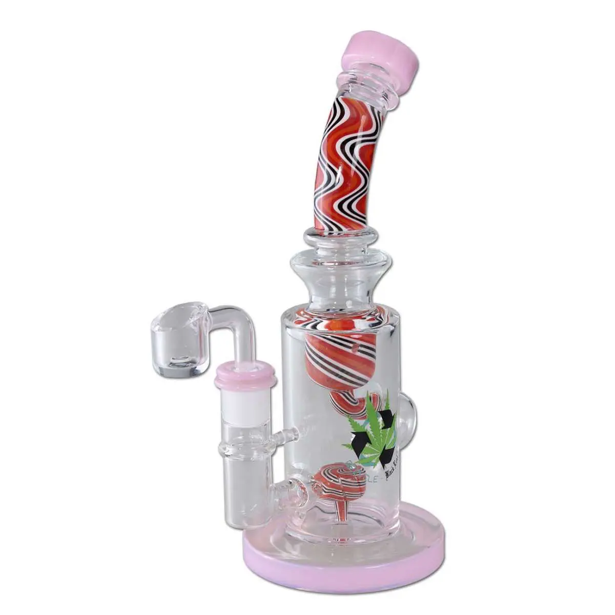 7.5" Glass Water Pipe - Image 3