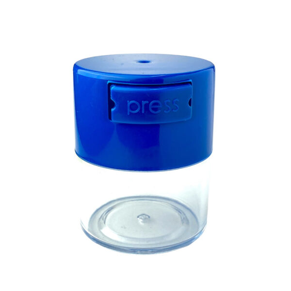 Acrylic Air Tight Jar 120mL 4oz. - Colored Lid Clear Bottom - Image 7