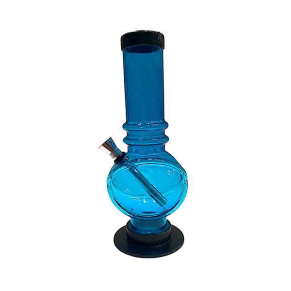 8" Swirl Single Bubble Acrylic Water Pipe - Image 5
