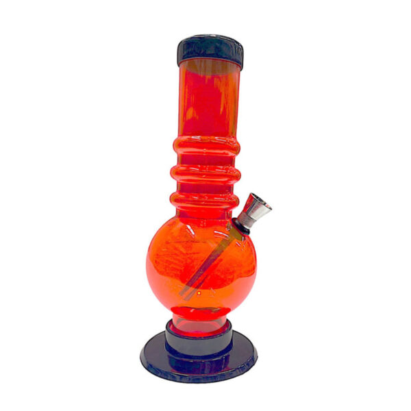 8" Swirl Single Bubble Acrylic Water Pipe - Image 4