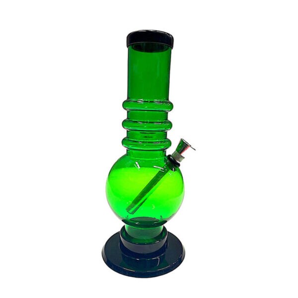 8" Swirl Single Bubble Acrylic Water Pipe - Image 3