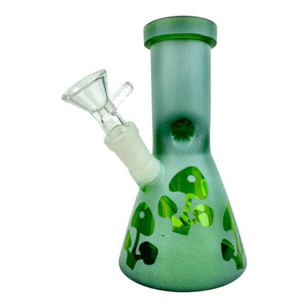 6" Vase Mushroom Pattern Beaker Water Pipe - Image 6