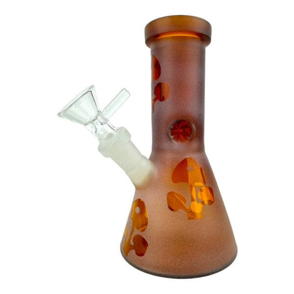 6" Vase Mushroom Pattern Beaker Water Pipe - Image 3
