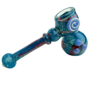 6.5" Wig Wag Hammer Button Hand Pipe