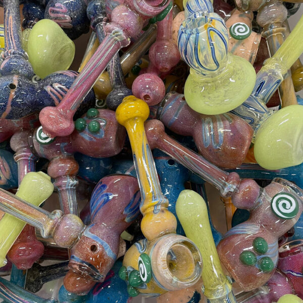 6.5" Wig Wag Hammer Button Hand Pipe - Image 6