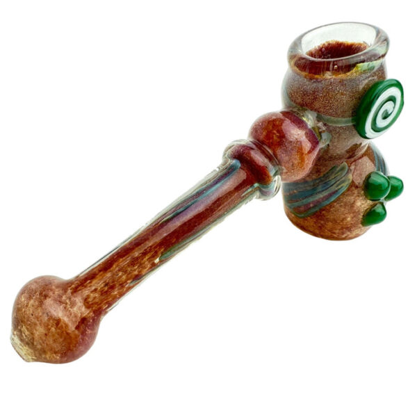 6.5" Wig Wag Hammer Button Hand Pipe - Image 2