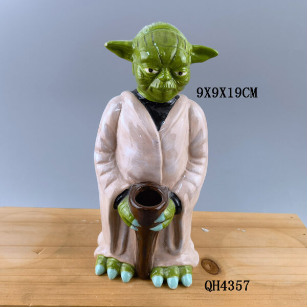 9" Various Shapes Novelty Ceramic Water Pipe - Image 5