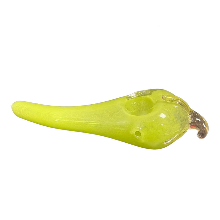 China Factory wholesale 6" Chili Pepper Glass Hand Pipe - Image 2