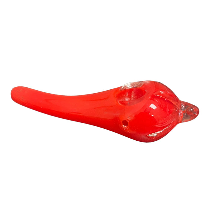 China Factory wholesale 6" Chili Pepper Glass Hand Pipe