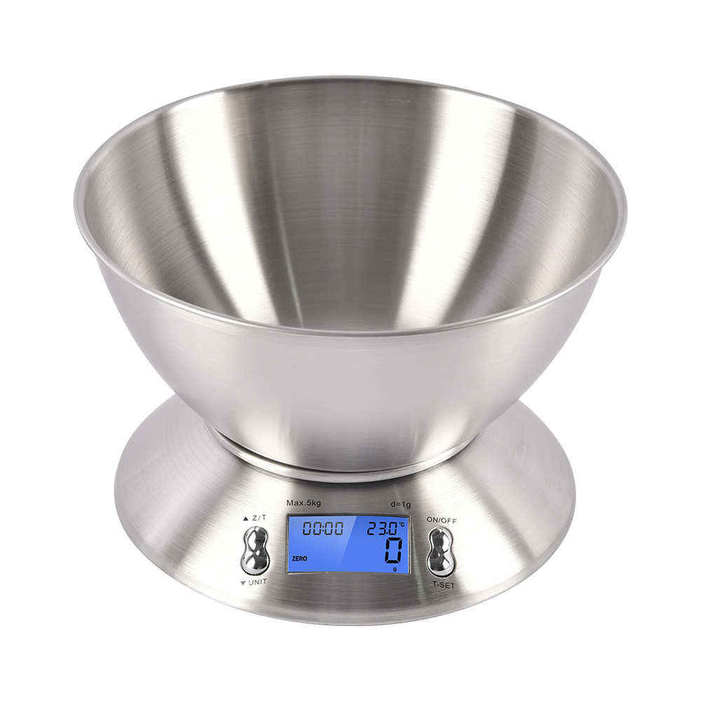 Digital Kitchen Scale with Mixing Bowl