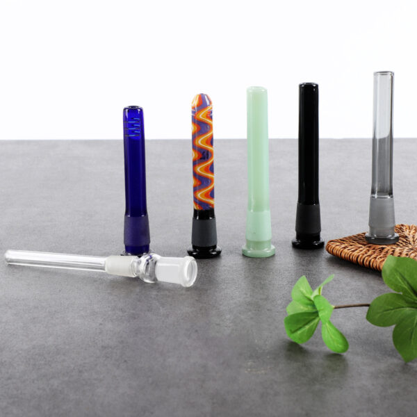 14mm to 14mm Clear Glass on Glass Downstem Diffuser - Image 4