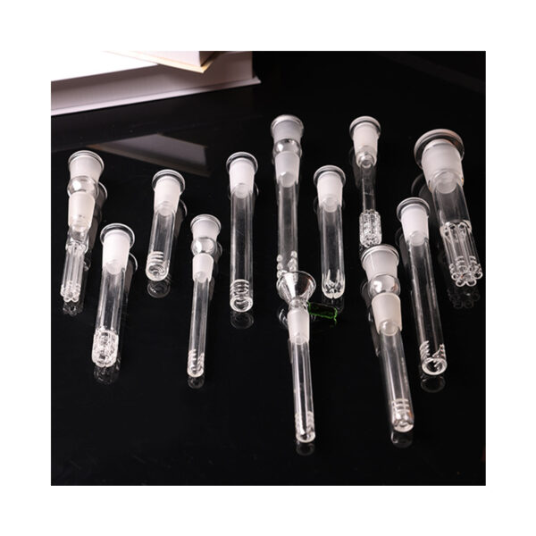 14mm to 14mm Clear Glass on Glass Downstem Diffuser - Image 2