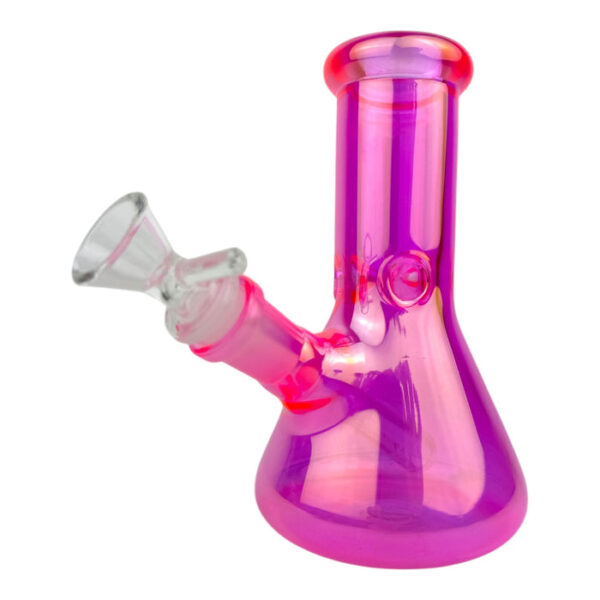 6" Mini Color Glass Beaker Water Pipe - Image 6