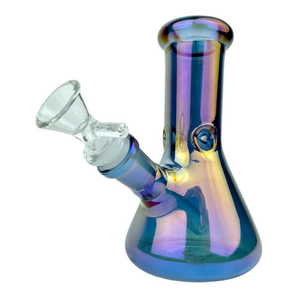 6" Mini Color Glass Beaker Water Pipe - Image 5