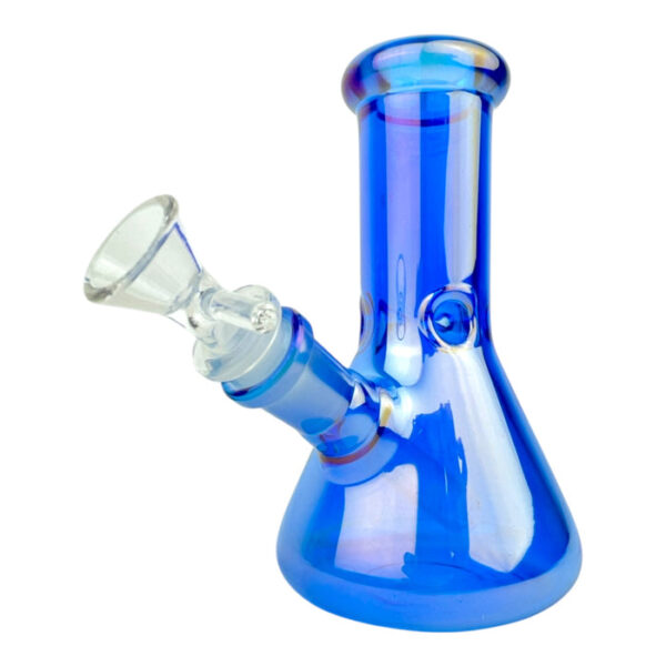 6" Mini Color Glass Beaker Water Pipe - Image 4