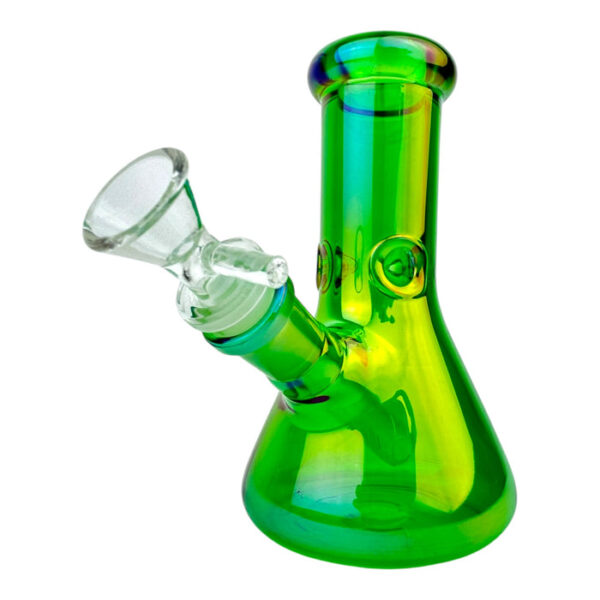 6" Mini Color Glass Beaker Water Pipe - Image 3