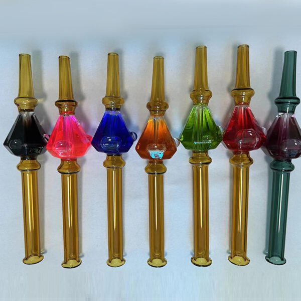 7" Glass Skull Glass Nectar Collector - Image 3