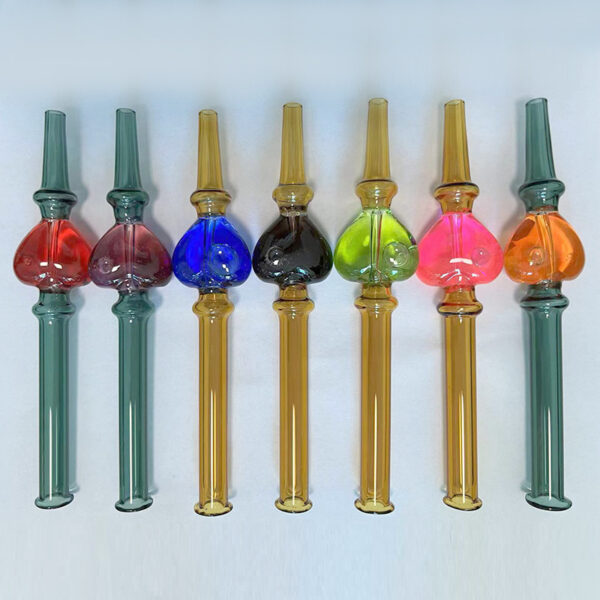 7" Glass Skull Glass Nectar Collector - Image 2