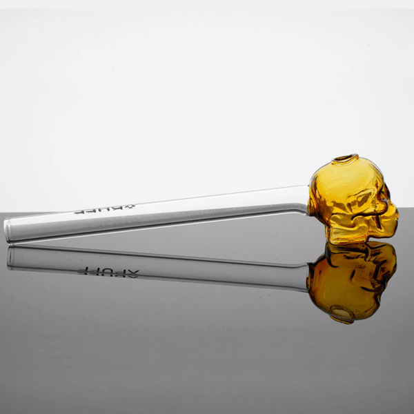 6” Skull Bowl Glass Oil Burner - Image 3