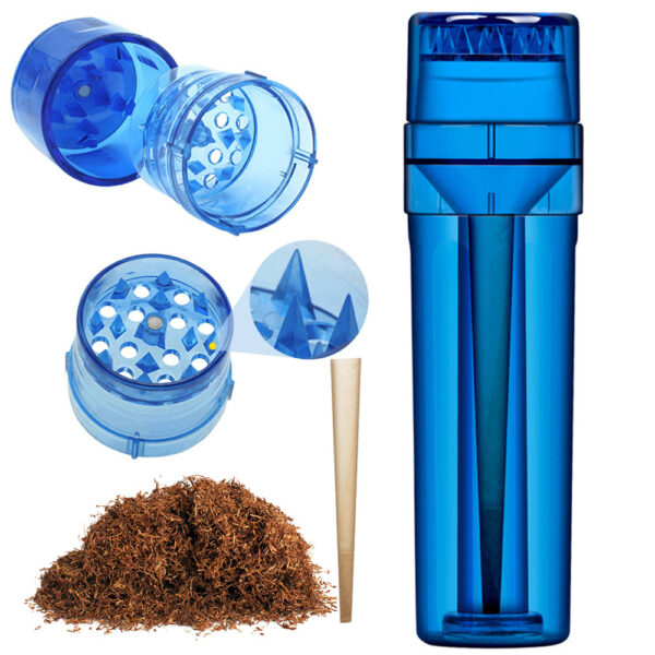 Plastic Grinder & Cigarette Loader Combo