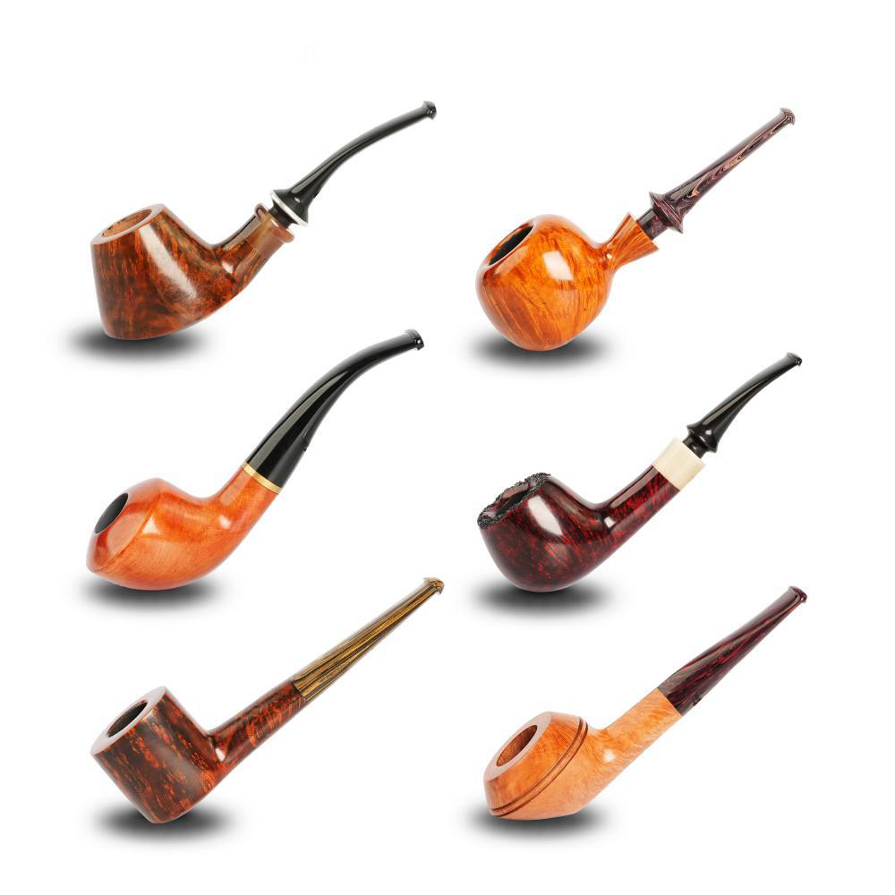 Gripped Wooden Hand Pipe