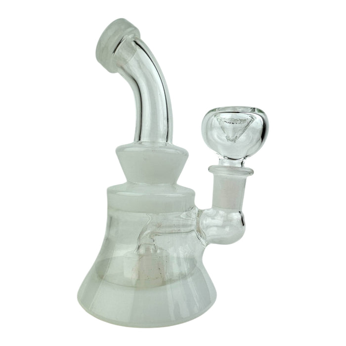 5.5" Color Clear Hourglass Water Pipe - Image 5