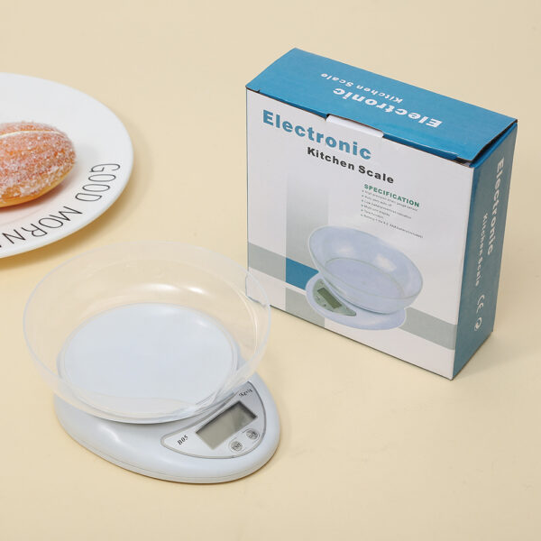 Scale - Plastic Top Kitchen Scale w/ Large Bowl - Image 3