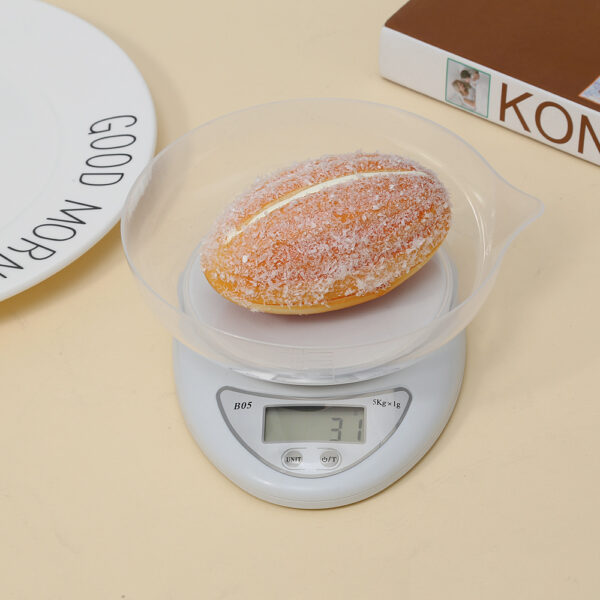 Scale - Plastic Top Kitchen Scale w/ Large Bowl - Image 6