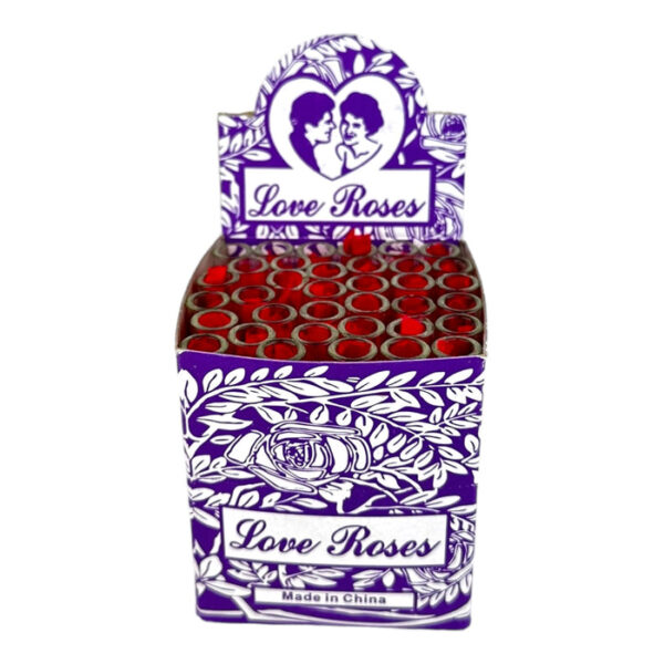 Love Roses Thick Glass Tube 36pc Display Box - Image 7
