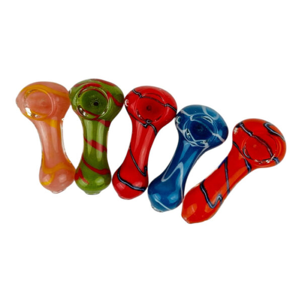 China Factory Wholesale 3" Mini Glass Hand Pipe - Image 6