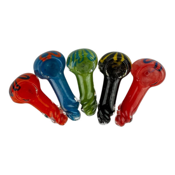 China Factory Wholesale 3" Mini Glass Hand Pipe - Image 4
