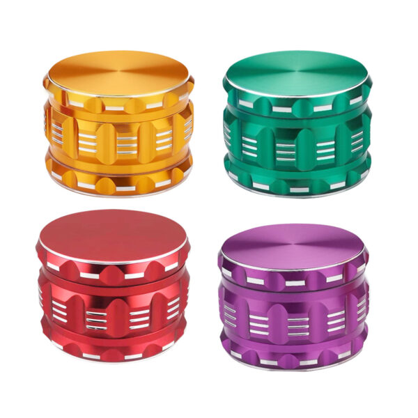 Aluminum Coloured Mosaic Grinder - Image 2