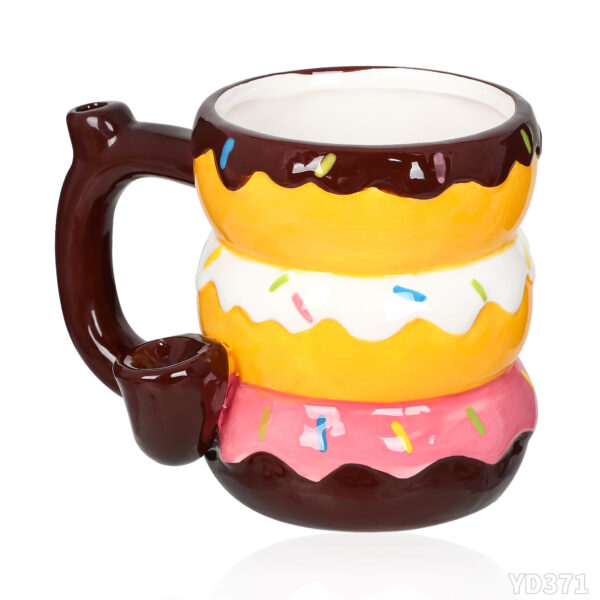 5" Double Cheeseburger Hamburger Novelty Mug Pipe - Image 4