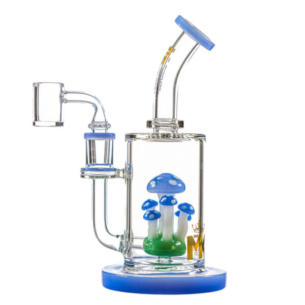 Custom Made Mushroom Rig Glass Water Pipe - Image 5