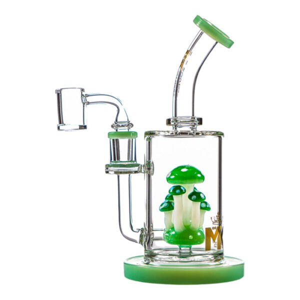 Custom Made Mushroom Rig Glass Water Pipe - Image 4