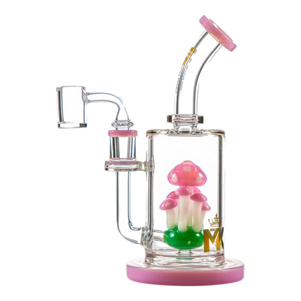 Custom Made Mushroom Rig Glass Water Pipe - Image 3