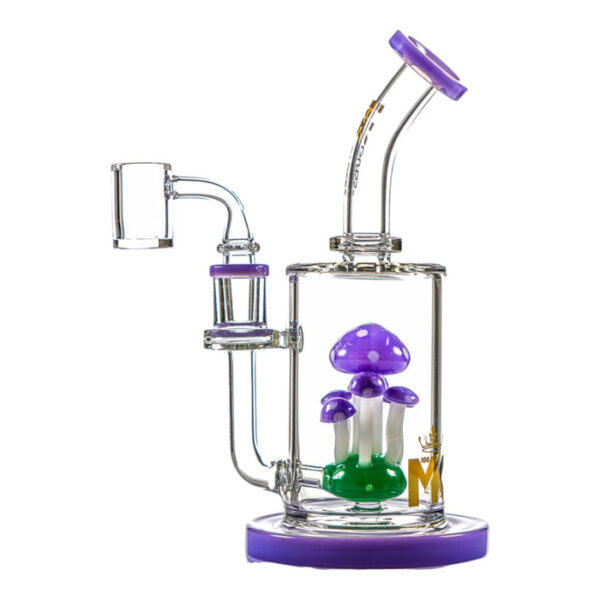 Custom Made Mushroom Rig Glass Water Pipe - Image 2