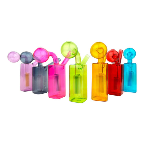 5" Rectangle Glass Oil Burner - Image 4
