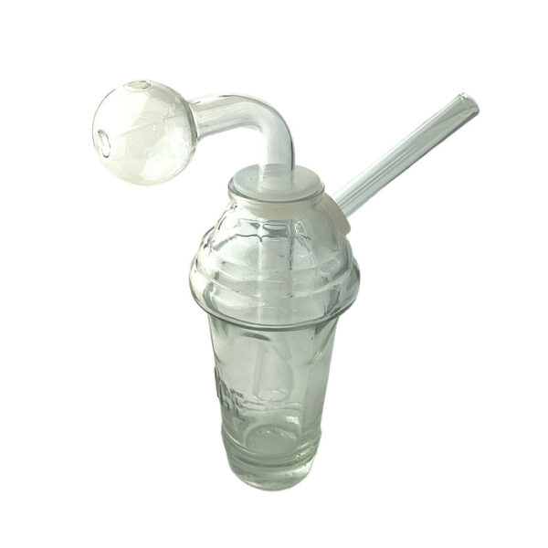 6" Ice Cream Oil Burner Bubbler Water Pipe - Image 5