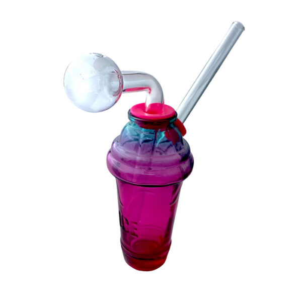 6" Ice Cream Oil Burner Bubbler Water Pipe - Image 2