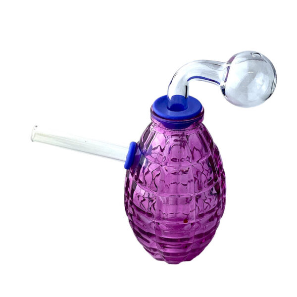 6" Grenade Oil Burner Bubbler Water Pipe - Image 6