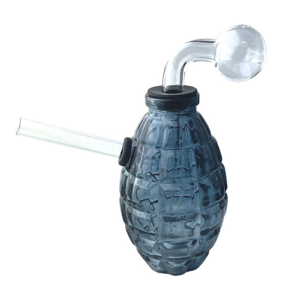 6" Grenade Oil Burner Bubbler Water Pipe - Image 4