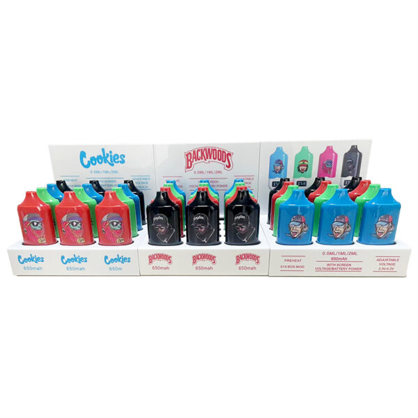 COOKIES BACKWOODS PREHEAT 510 CBD BOX MOD - Image 2