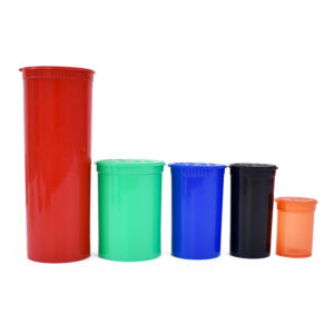 Wholesale Pop Top 13 Dram Plastic Vials Case of 315