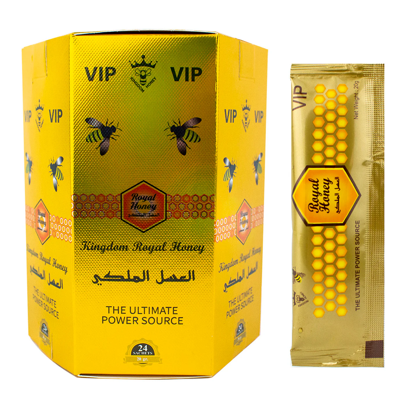 Kingdom Royal Honey VIP 20g Male Sexual Enhancement Honey