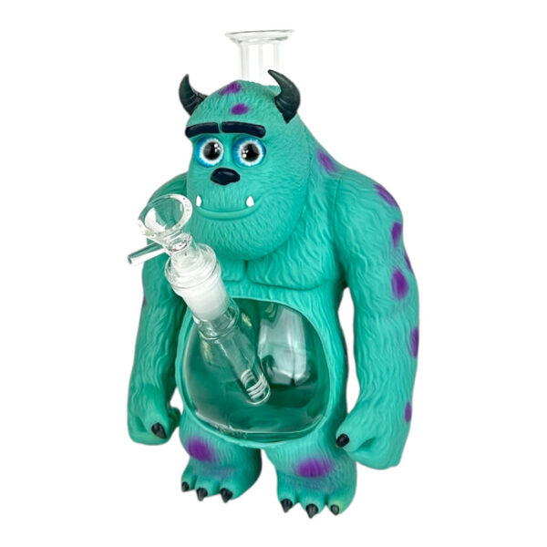 11" Silicone Glass Water Pipe - Image 2
